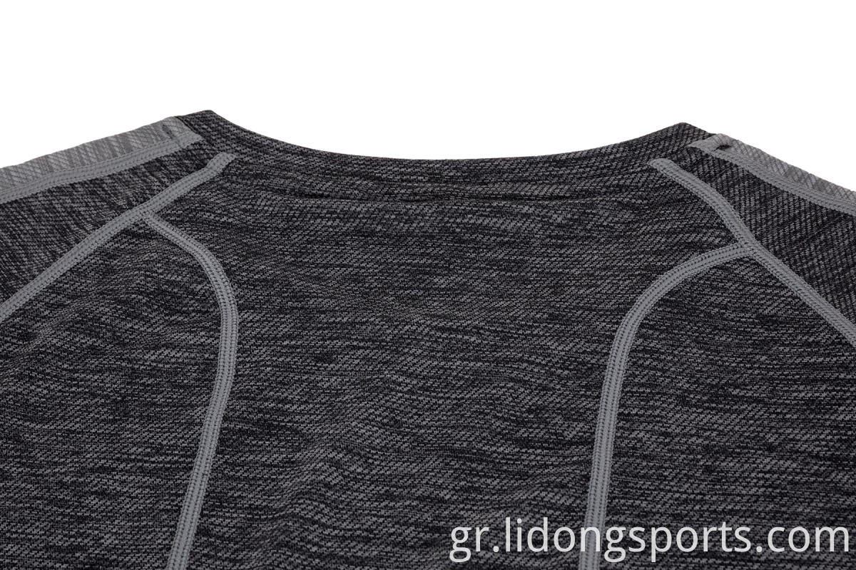Υψηλής ποιότητας άνδρες που τρέχουν t πουκάμισο γρήγορο ξηρό γυμναστήριο πουκάμισο άσκηση ρούχα γυμναστήριο αθλητικό πουκάμισο